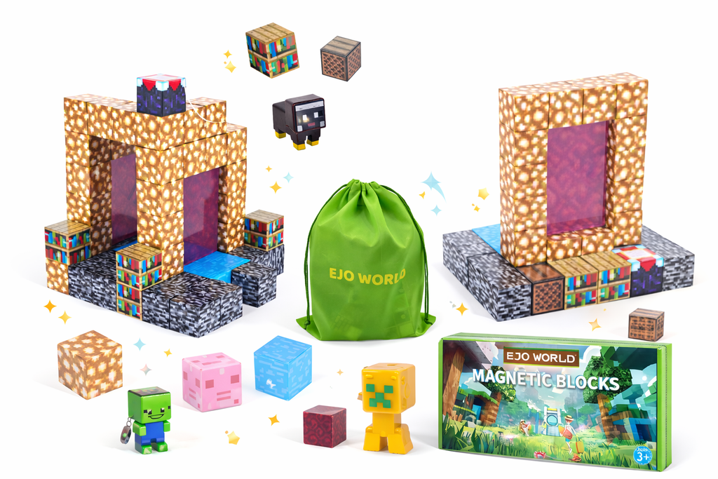 32-Piece Magnetic Blocks – Heaven Portal Set