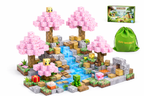 EJO World 128-Piece Magnetic Blocks – Sakura Party Set
