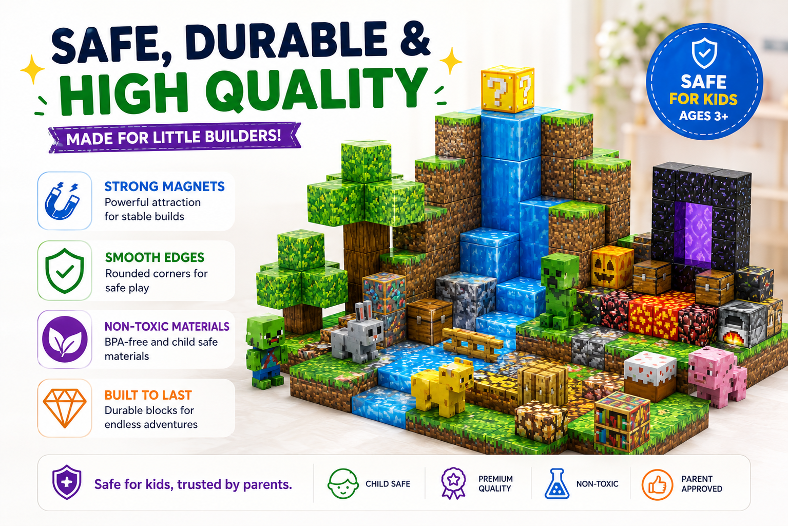 Creative Builder Bundle – Starter + Waterfall Set (192 Pieces)