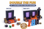 EJO World 32-Piece Magnetic Blocks – Magic Portal Set