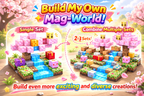 EJO World 128-Piece Magnetic Blocks – Sakura Party Set