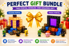 Starter Builder Bundle – Heaven & Magic Portal Magnetic Tiles (64 Pieces)