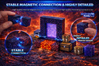 EJO World 32-Piece Magnetic Blocks – Magic Portal Set